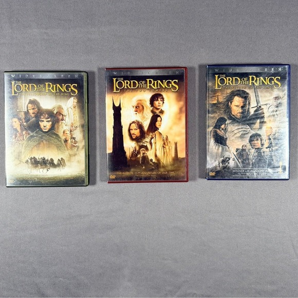 New Line Cinema Other - Lord of the Rings Motion Picture Trilogy DVD Set Widescreen Multi Fantasy Movie